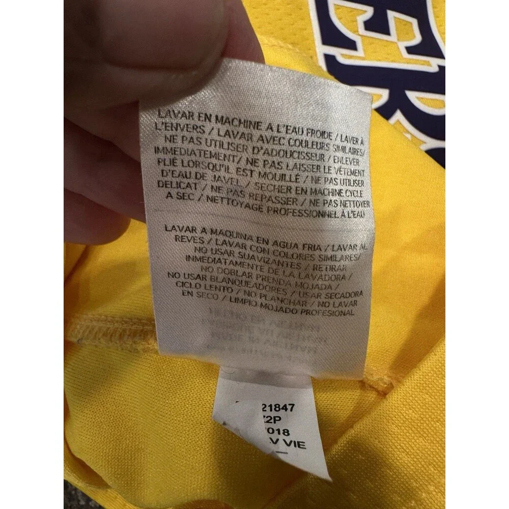 Nike Kyle Kuzma #0 Los Angeles Lakers Gold‎ Nike Lore Series NBA Jersey Youth M