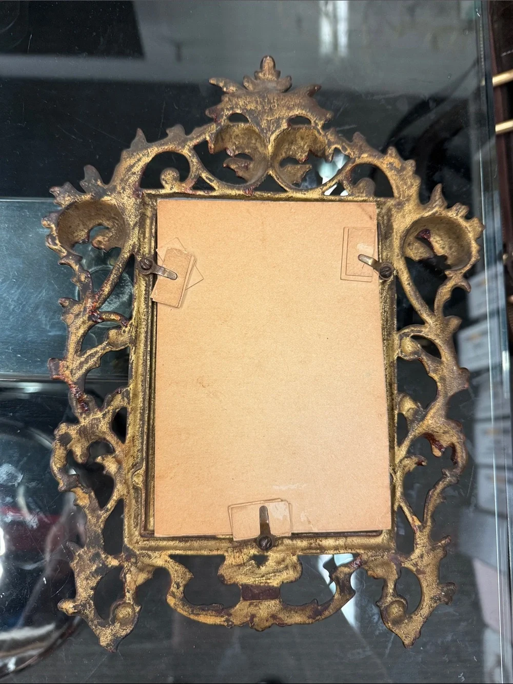 Gold Ornate Scrolled Wall Mirror - Decorative Accent Mirror