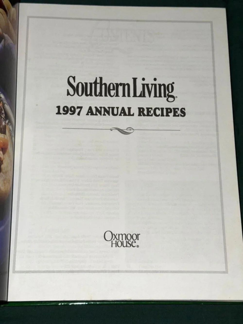 Oxmoor House cookbook 1997