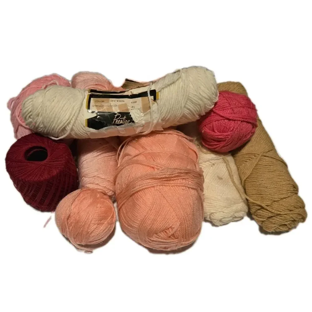Mixed Bulk Lot of Yarn, Red Heart, Caron, Lion and More
