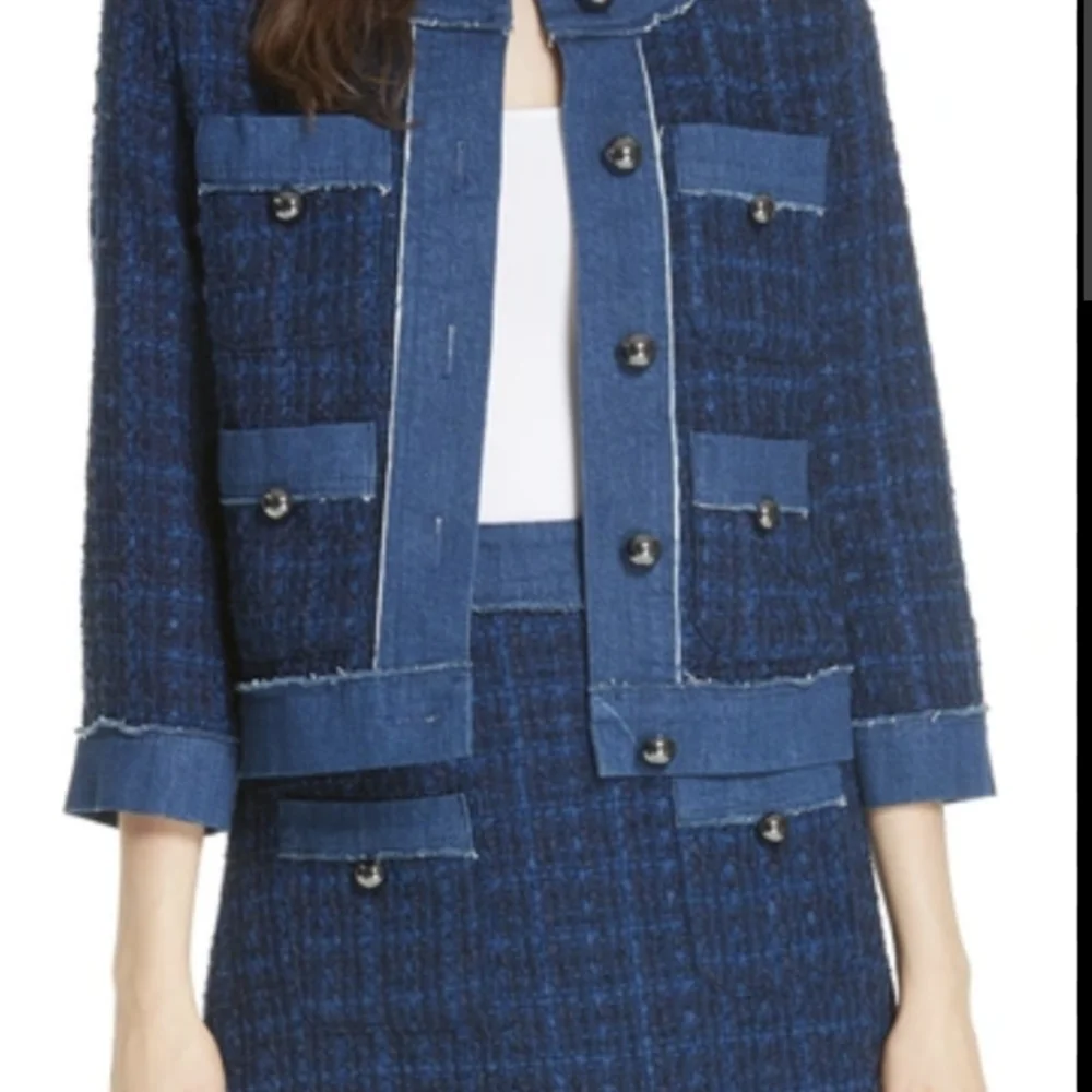 Kate Spade Tweed Denim Suit