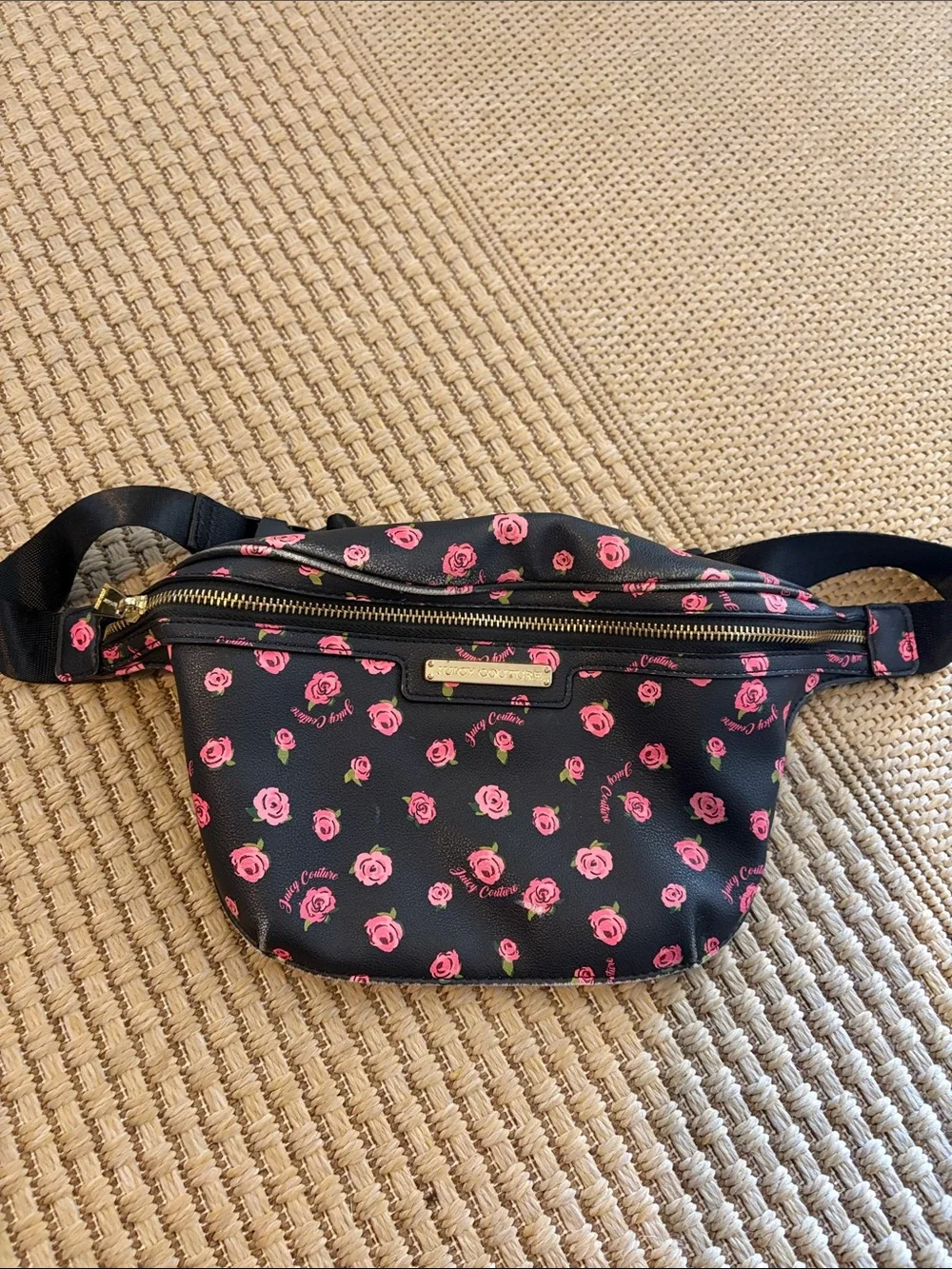Juicy Couture floral fanny pack bag