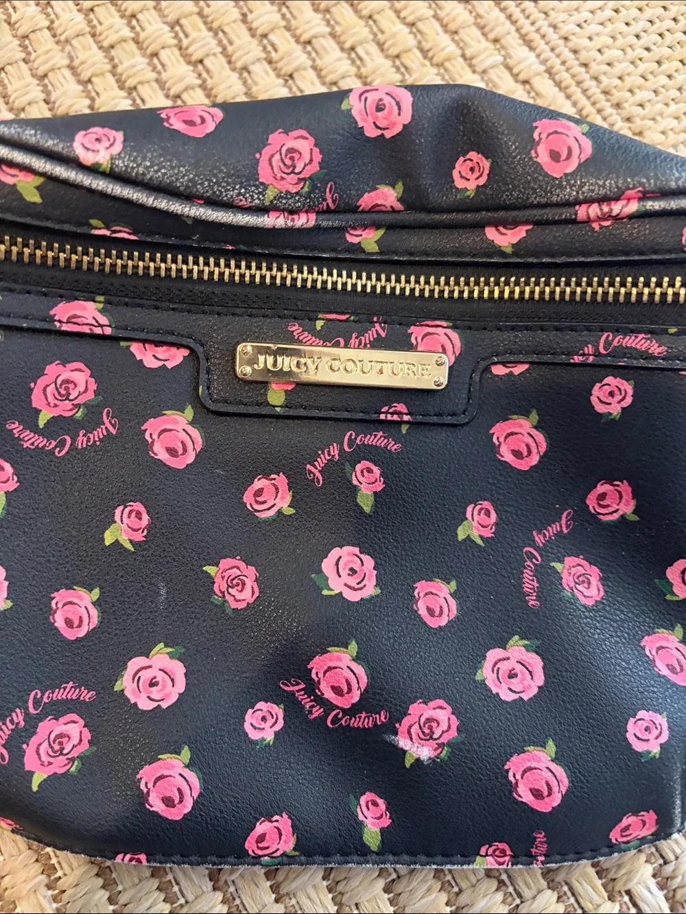 Juicy Couture floral fanny pack bag