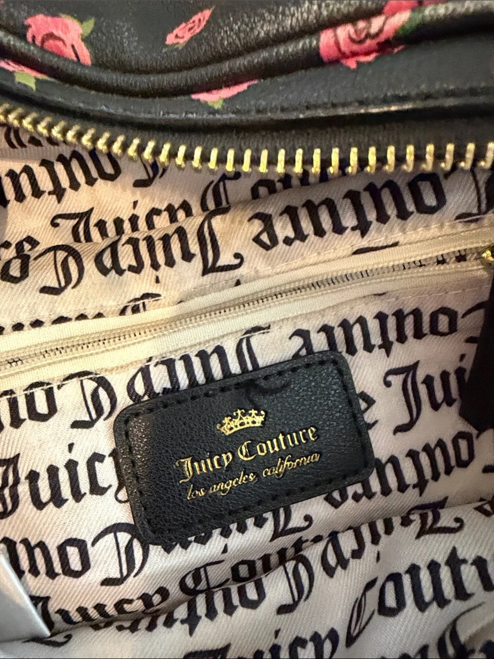 Juicy Couture floral fanny pack bag