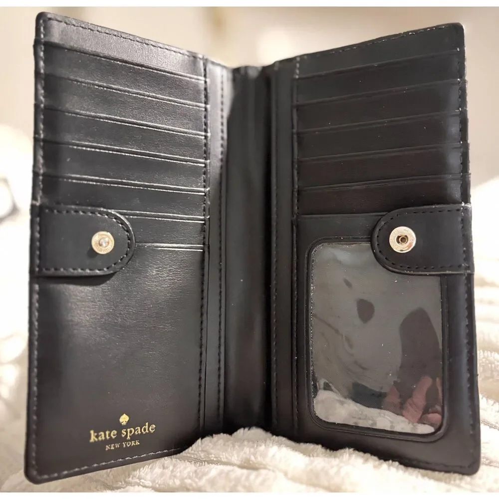 Kate Spade Harding Street Lacey Peacock Zip Around Wallet