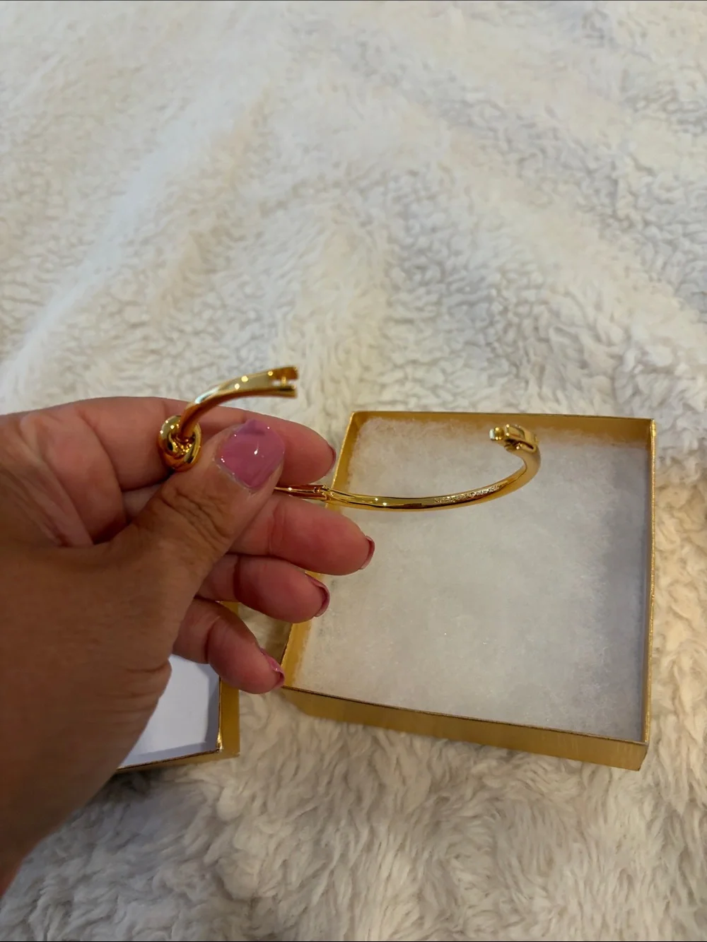 kate spade Gold Knot Bangle Bracelet