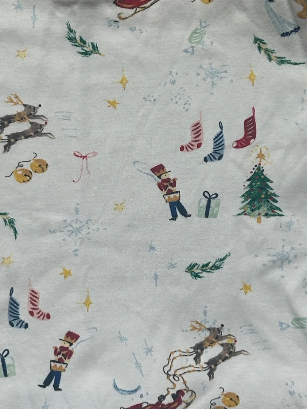 Lake Pajamas Pima Cotton Kids Christmas Set Size 4 EUC