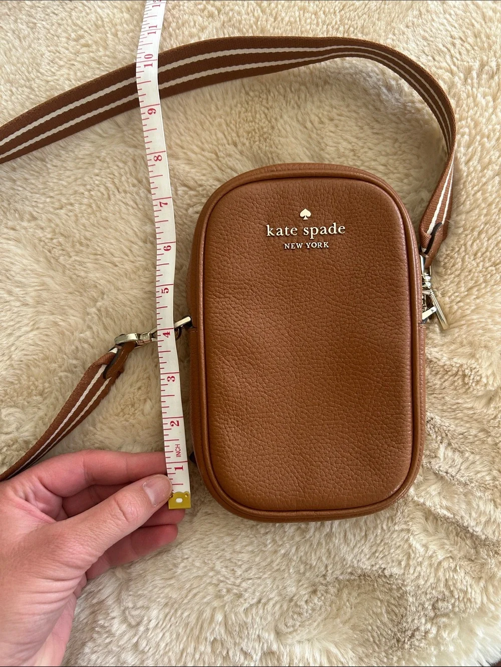 kate spade compact pebbled