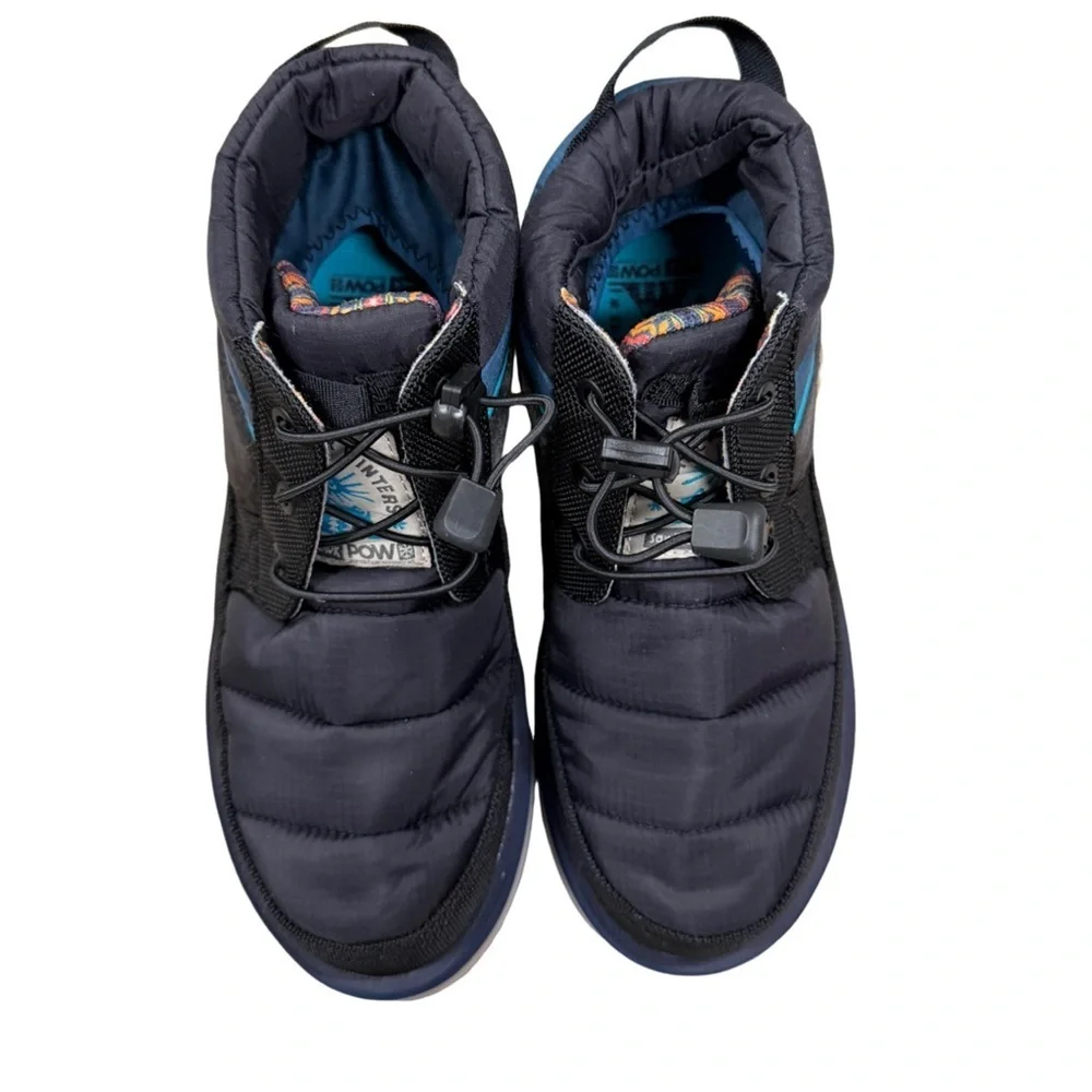 SANUK Puffy Chiller Mid SL Boots Black Size 8 Women's (USA)