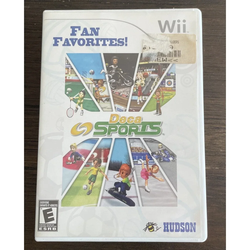 Wii Deca Sports Nintendo 2008 Complete with Manual CIB Fan Favorites Hudson