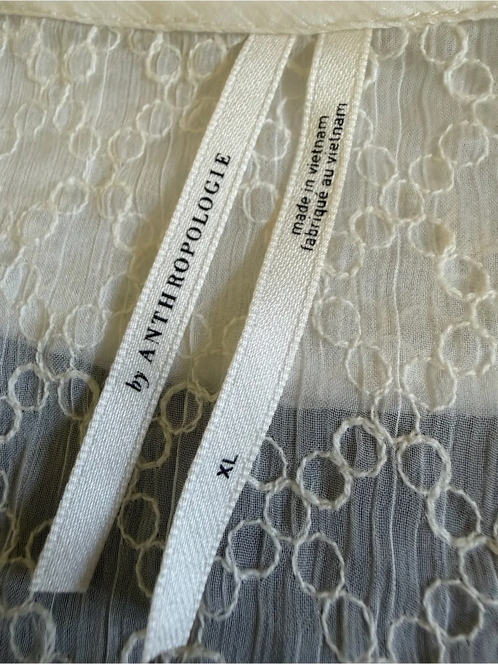 Anthropologie delicate cream