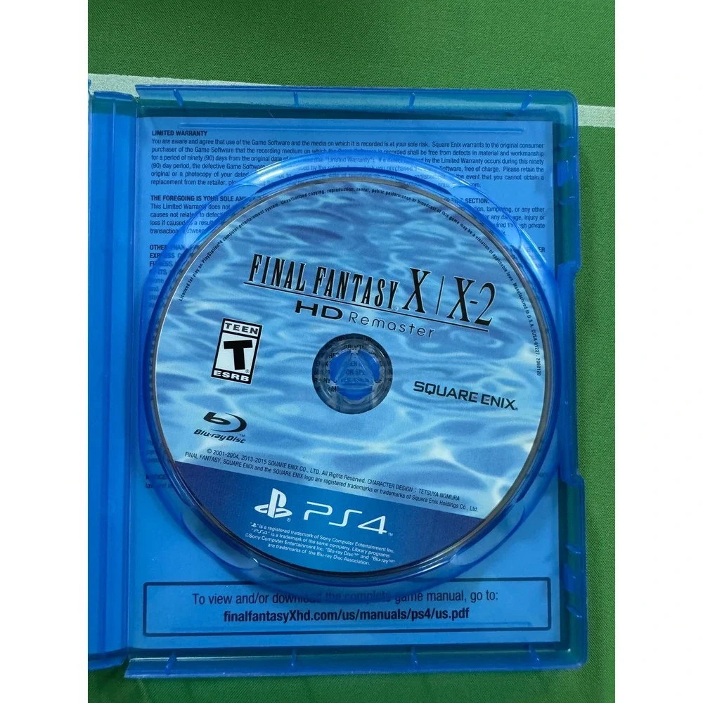 Square Enix Final Fantasy X | X-2 HD Remaster PS4 Video Game JRPG Excellent