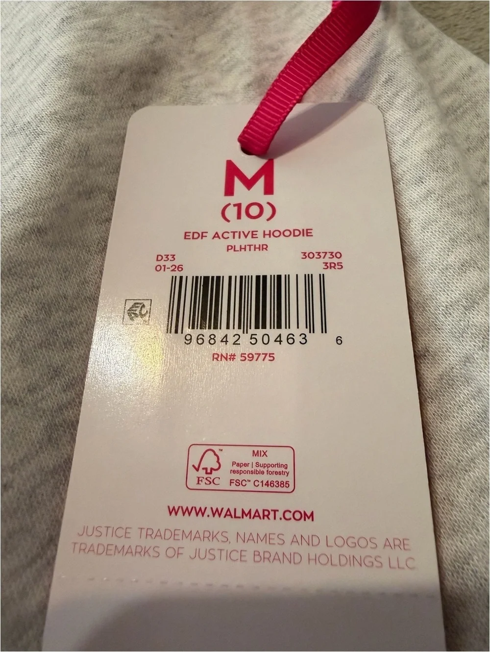 Justice fleece active