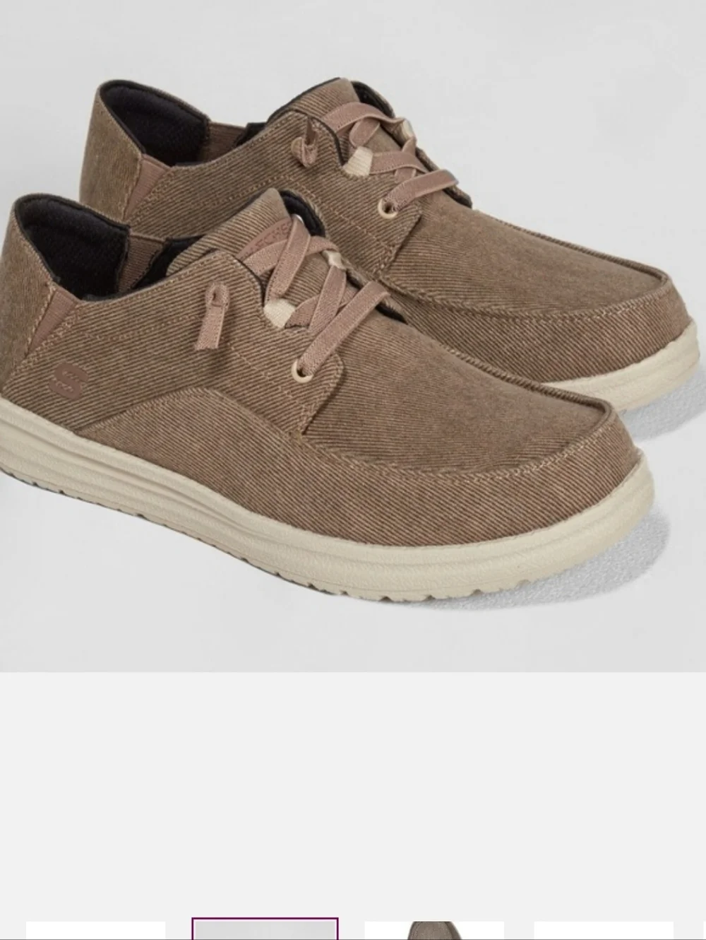 Men’s Skechers classic fit air cooled memory foam, New Size 8, Brown