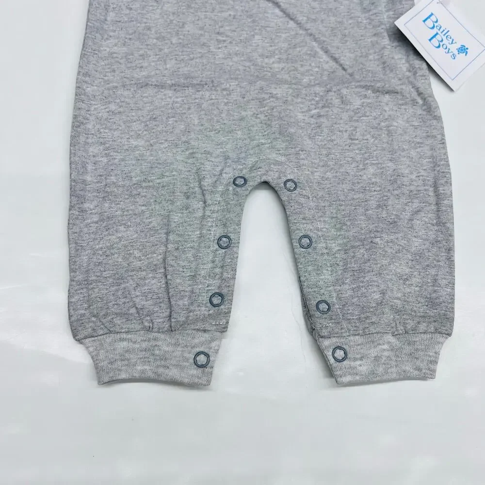 NWT Bailey Boys 24M Emergency Vehicles Knit Romper