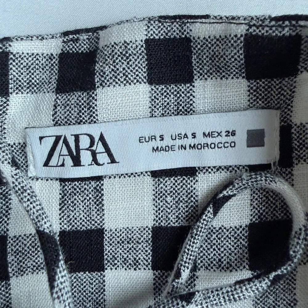 Zara gingham print