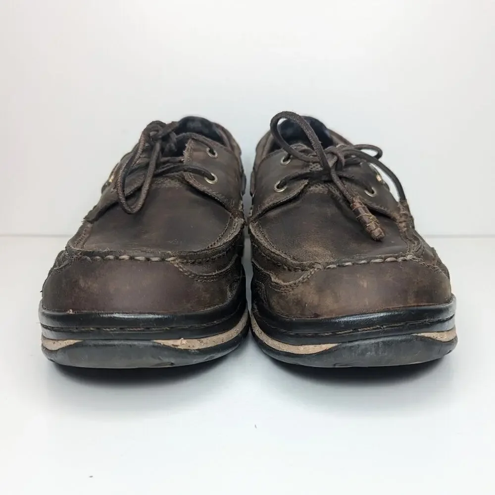 Irish Setter Red Wing Brown leather shoes deck boat oxford lace up size 11.5