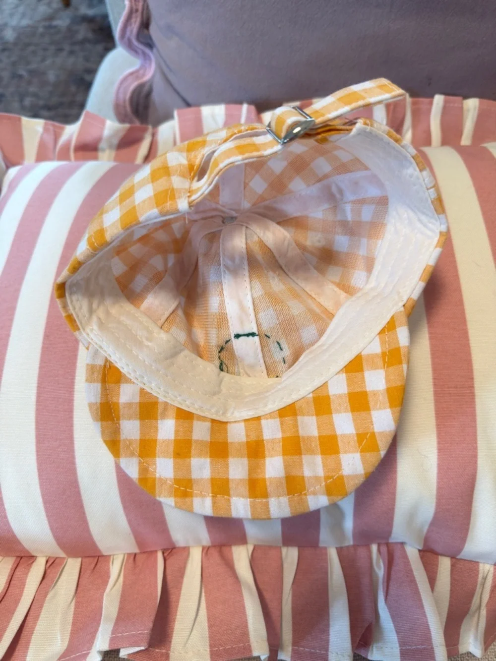 N/A yellow gingham
