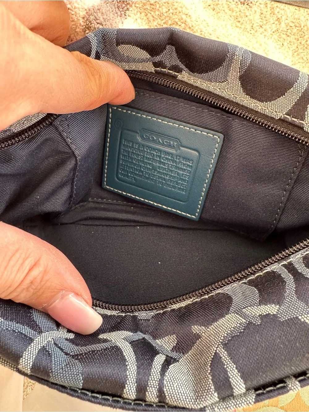 Coach compact wristlet