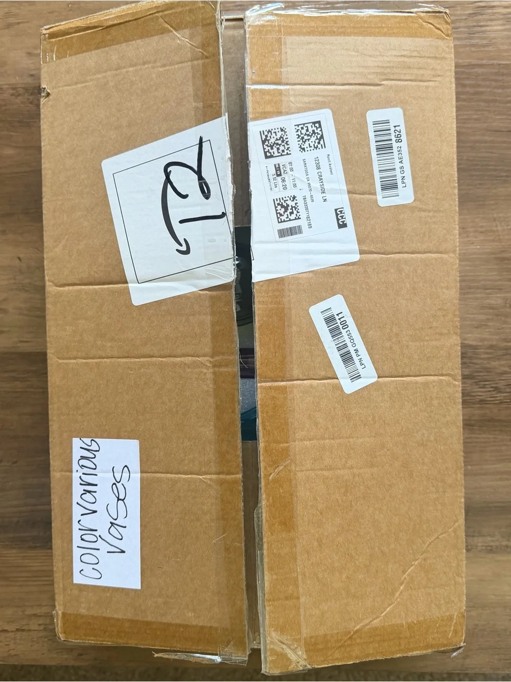 N/A glass colored