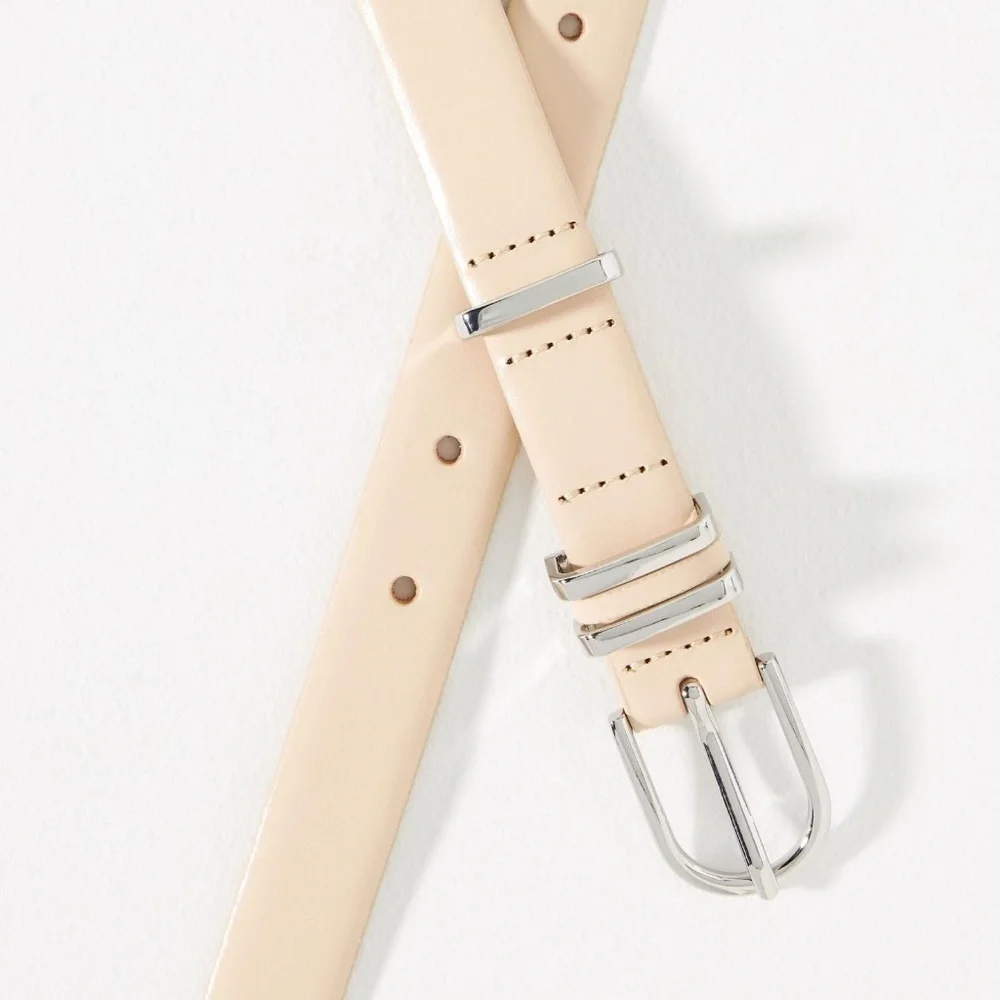 Anthropologie leather metal
