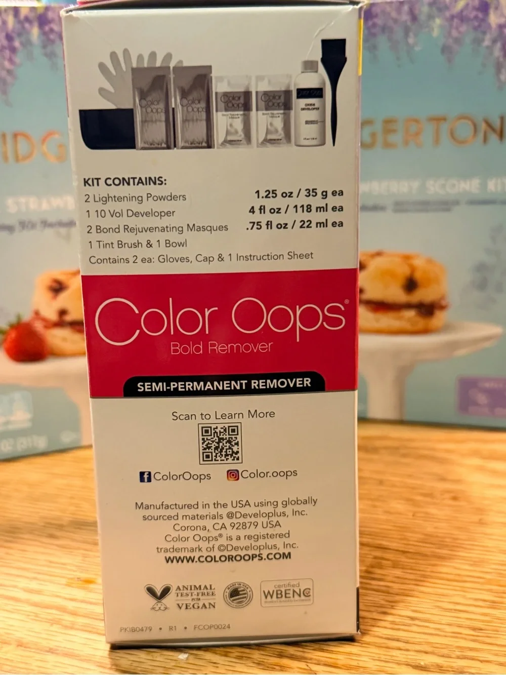 🔵BLUE DOTS $8 or 8/$20! COLOR OOPS! Bold Shade Hair Dye Remover, WORKS GREAT NWT