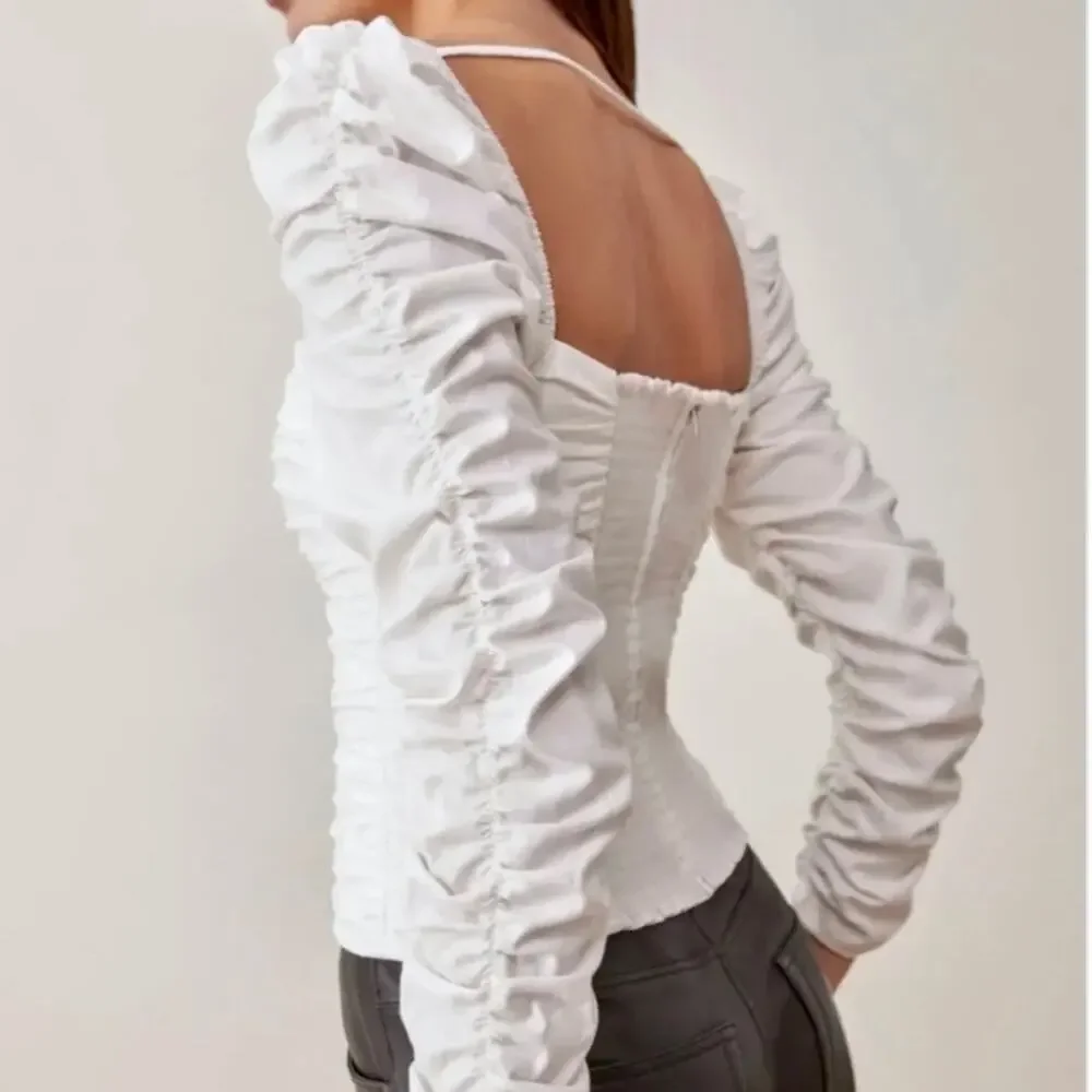Reformation joi ruched