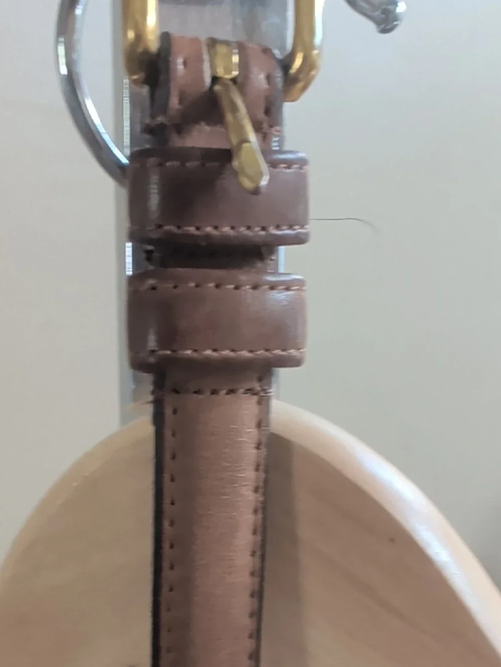 Coach leather belt