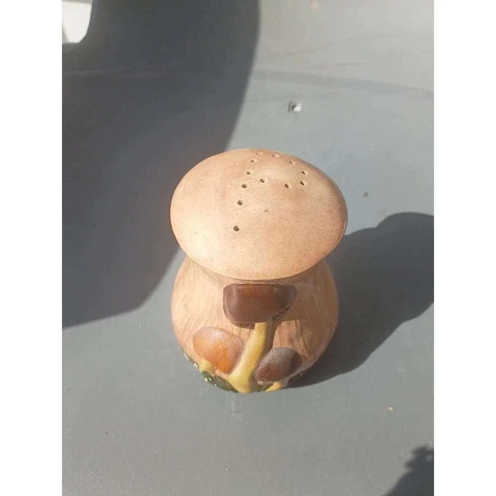 Arnels Mushroom Pepper Shaker Only Ceramic 1970 Mid Century Modern 5