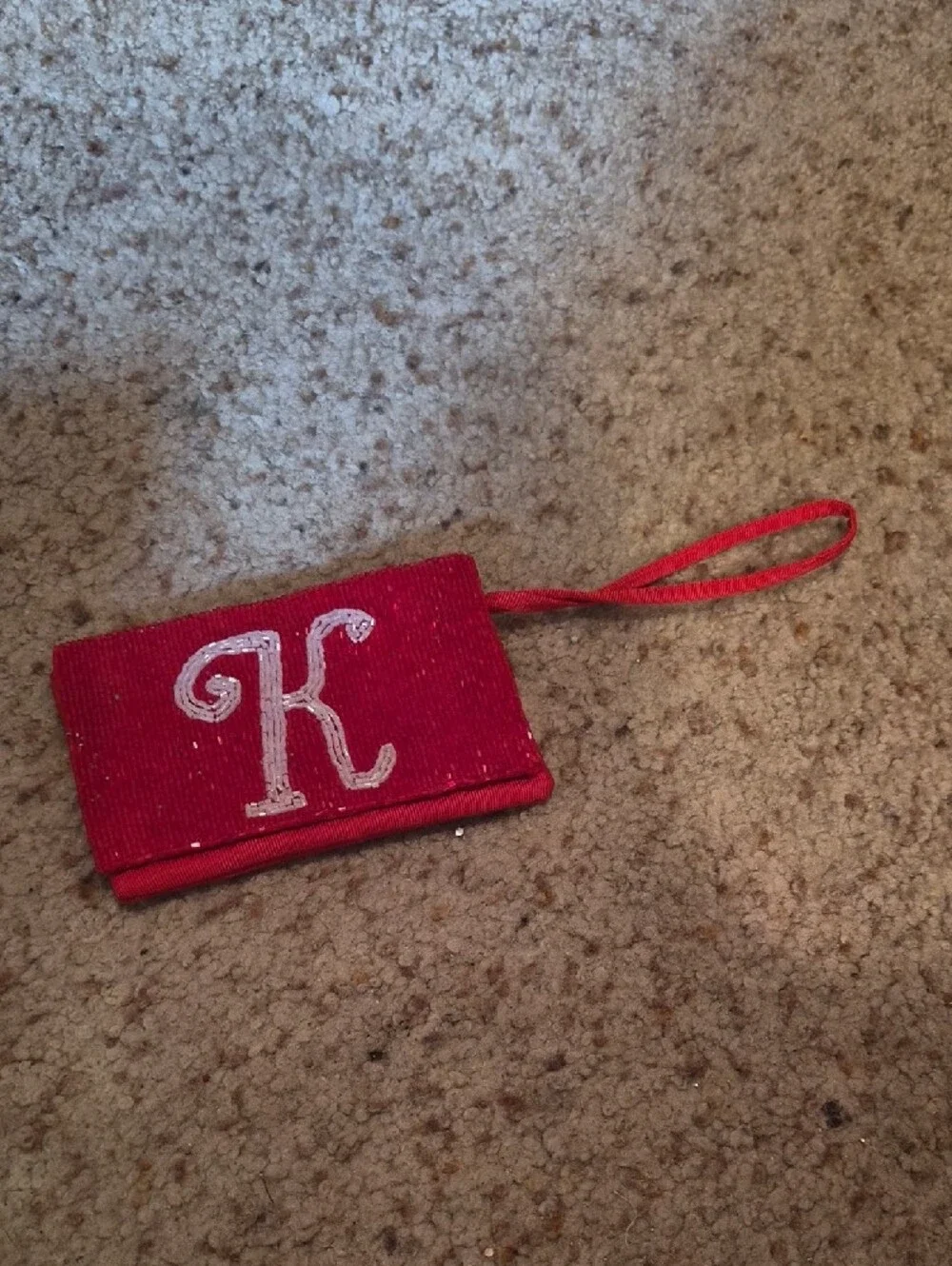 Liz Claiborne red beaded