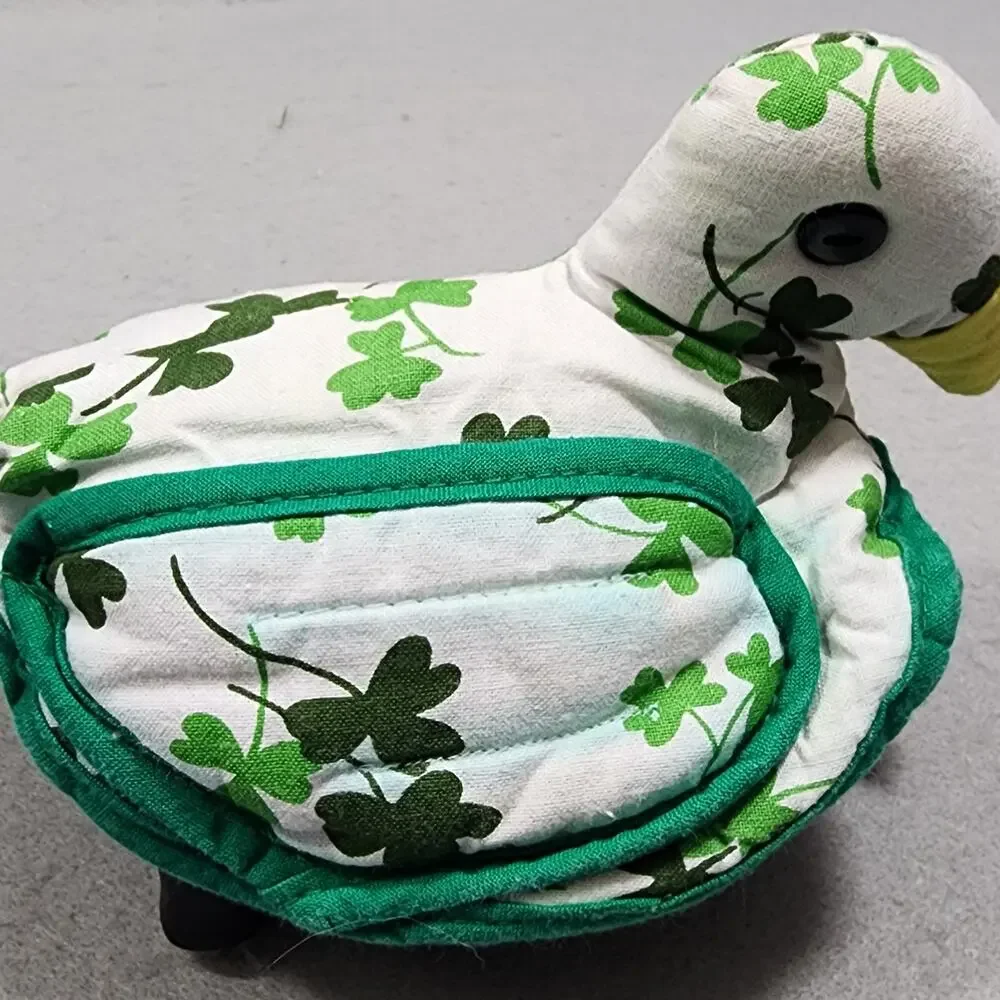 Handmade sewn shamrock