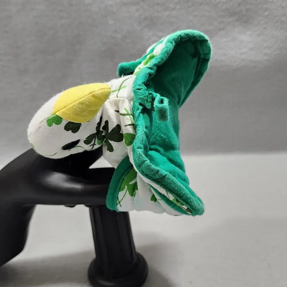 Handmade sewn shamrock