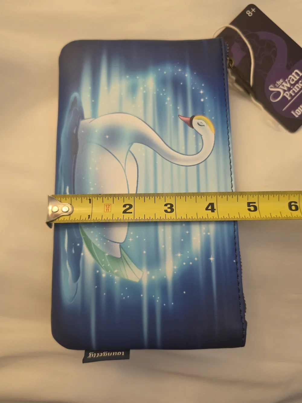 Loungefly The Swan Princess Moonlight Zippered Cosmetic Pouch Swan Moonlight