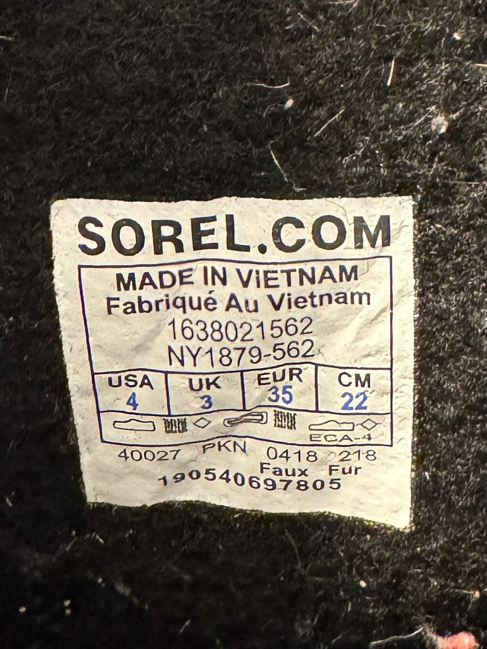 Sorel black natural