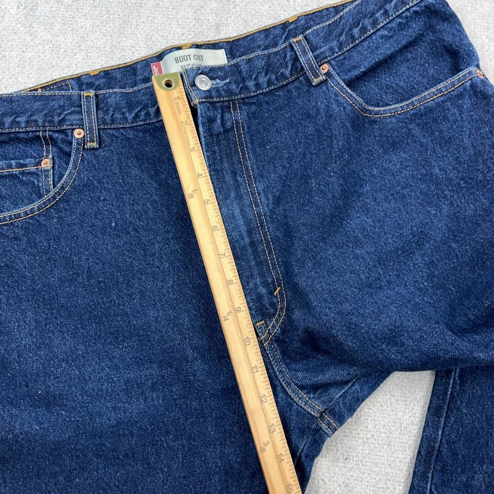 Vintage Levis 517 Jeans Men 40x30 Bootcut Dark Wash Y2K 2000s 100% Cotton