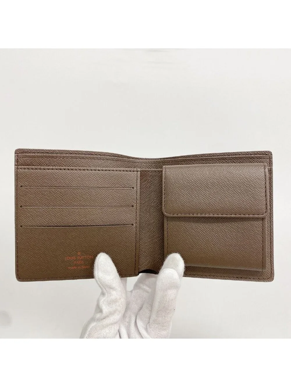 Louis Vuitton Wallet Damier Portefeuille Cartes Credit Monet Ebene