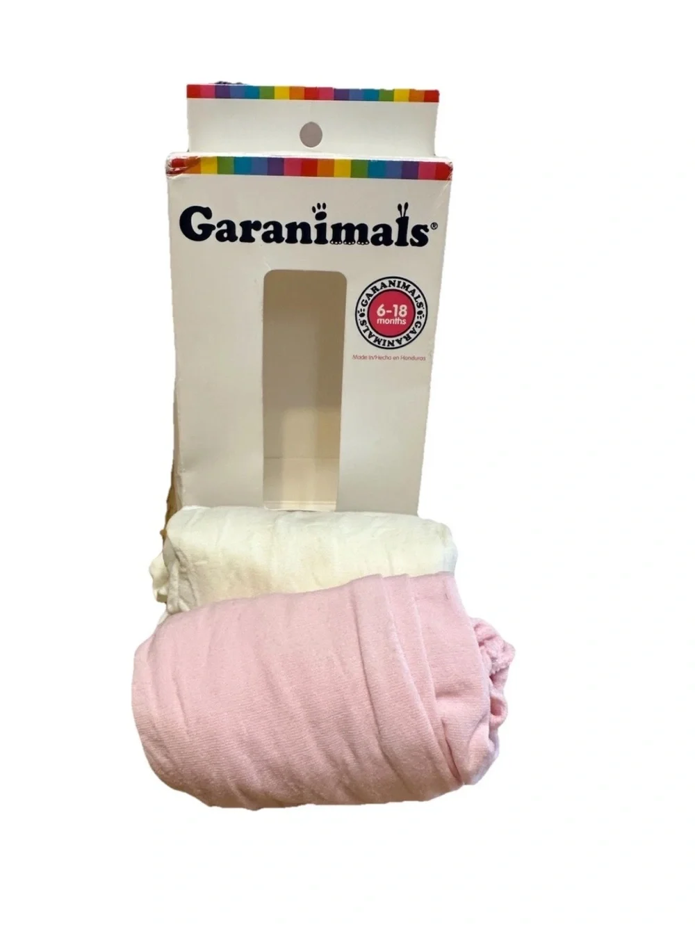Garanimals Circo Baby Girls Opaque Tights 0-9M 6-18M Pink White Lot 5 Pair
