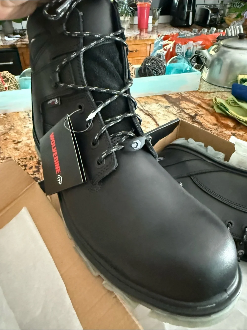 Wolverine durable leather