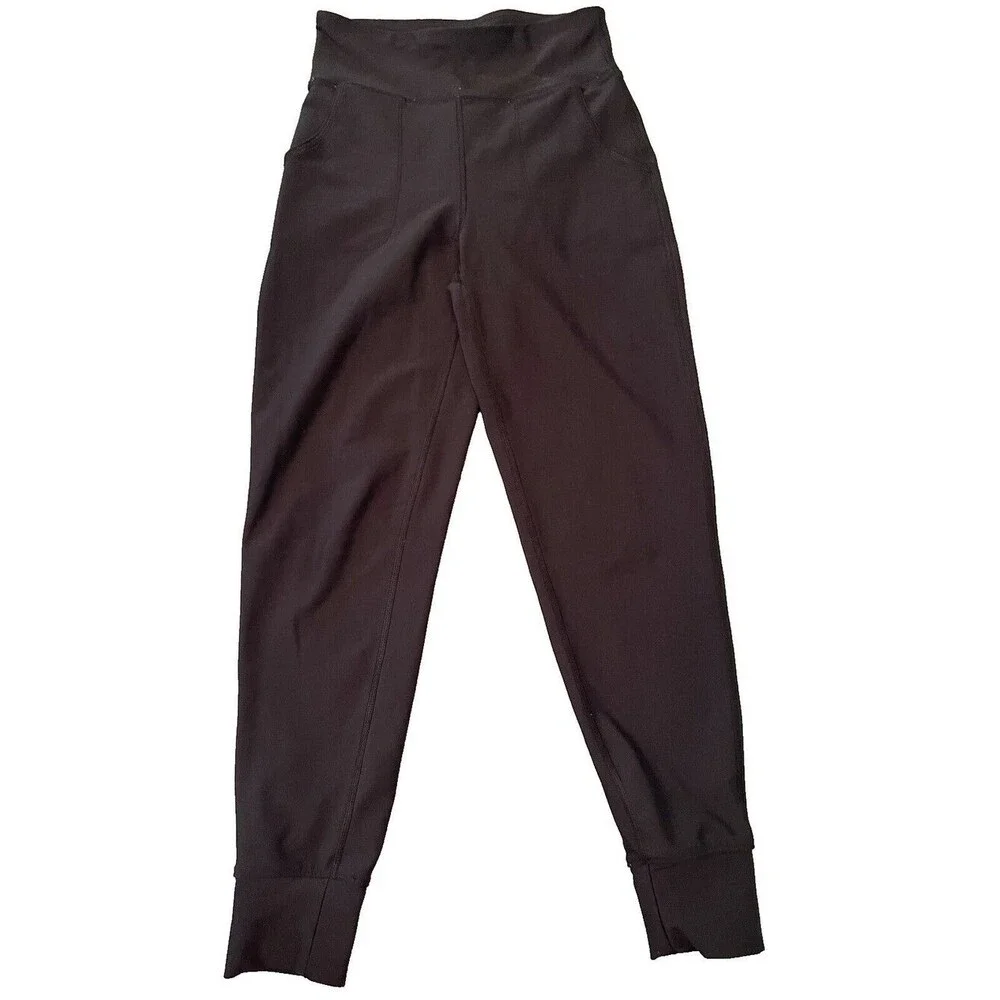 Old Navy Sweatpants size 10/12 Black Stretch Fleece Joggers Elastic Waist