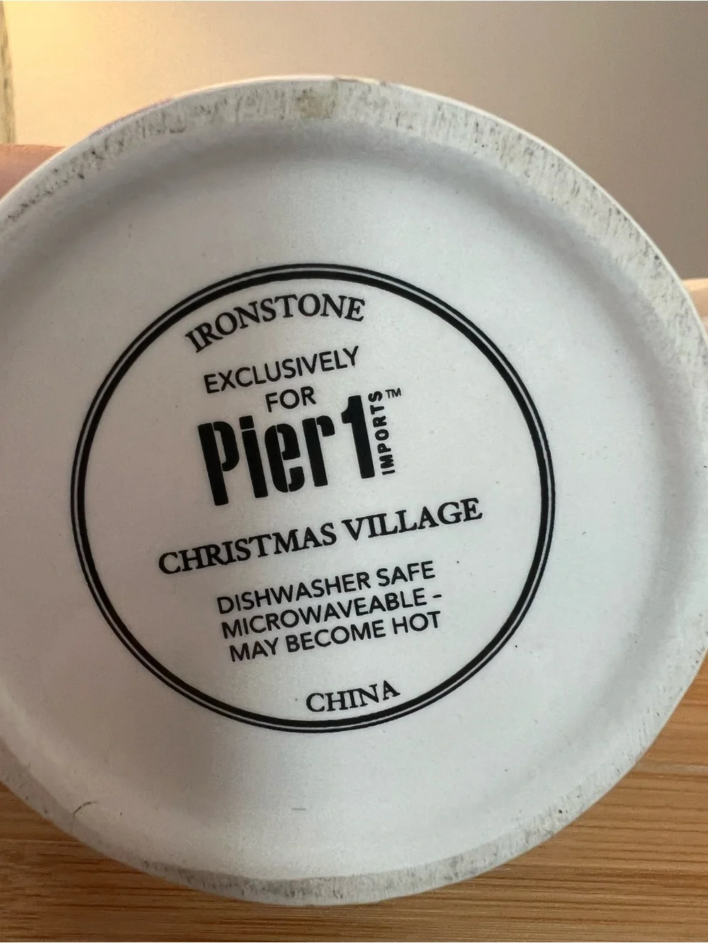 Pier 1 festive ceramic