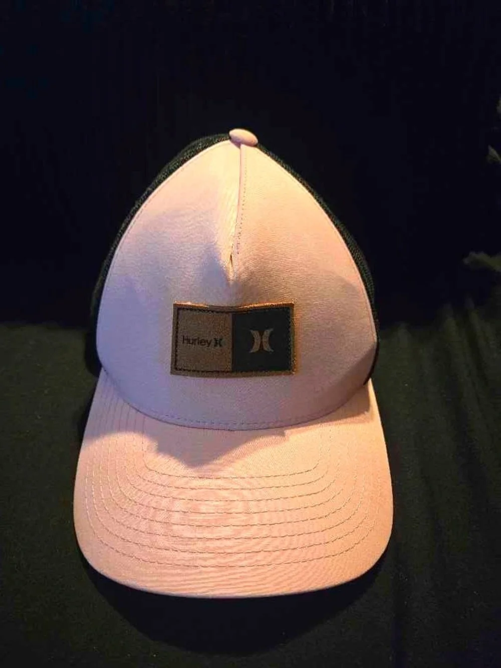 Hurley The Classics Yupoong Trucker Hat - Pink / Black - One Size Snapback Exce