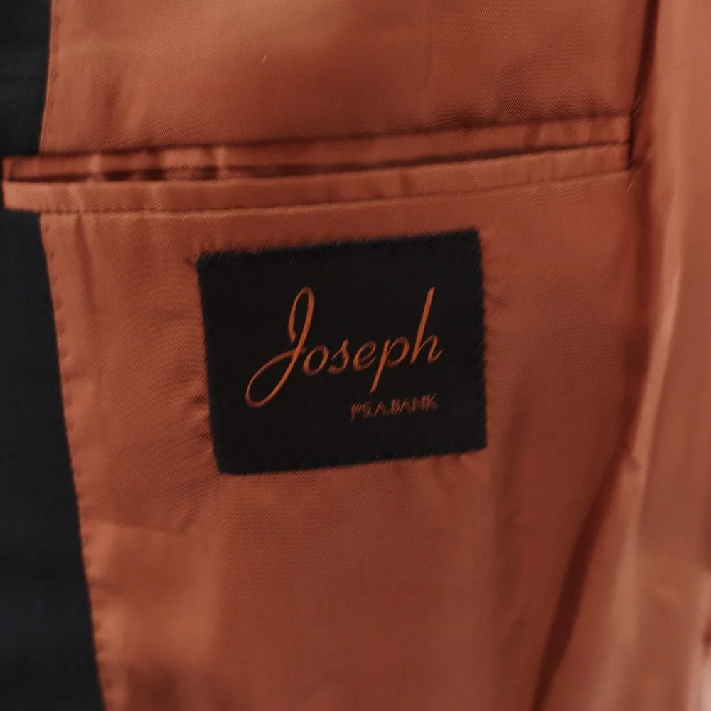 Joseph‎ Jos A Bank Wool Black 2 Button Blazer 42R