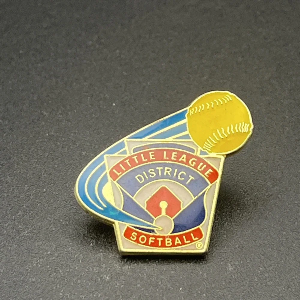 Little League District Softball Sports Game‎ Lapel Hat Pin