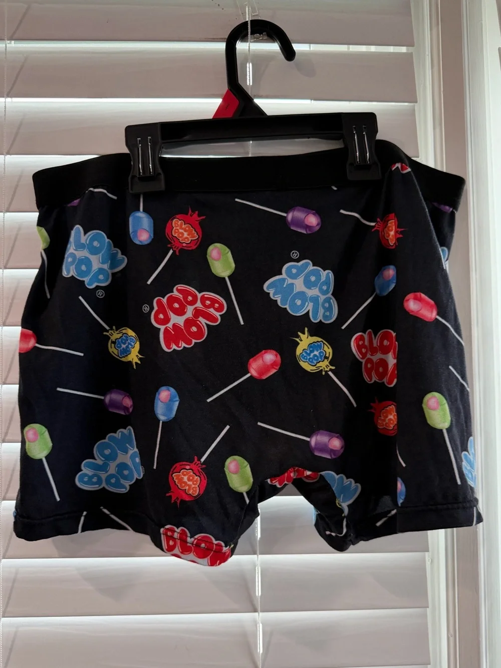 Blow Pop Lollipop Print Boxer Shorts Size Medium ❤️🖤💙