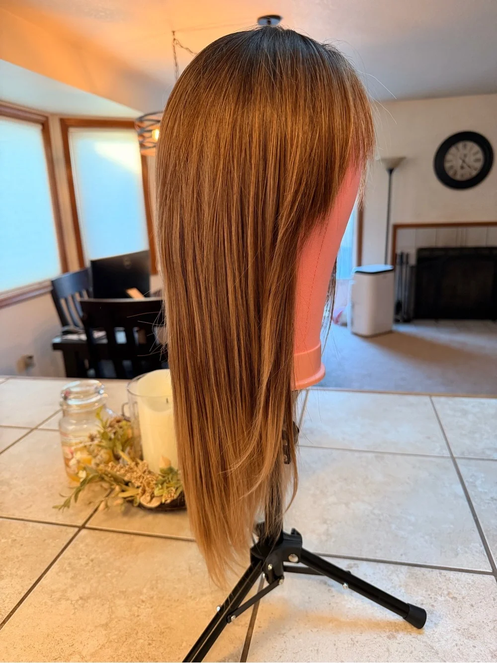 Beautiful long brown wig