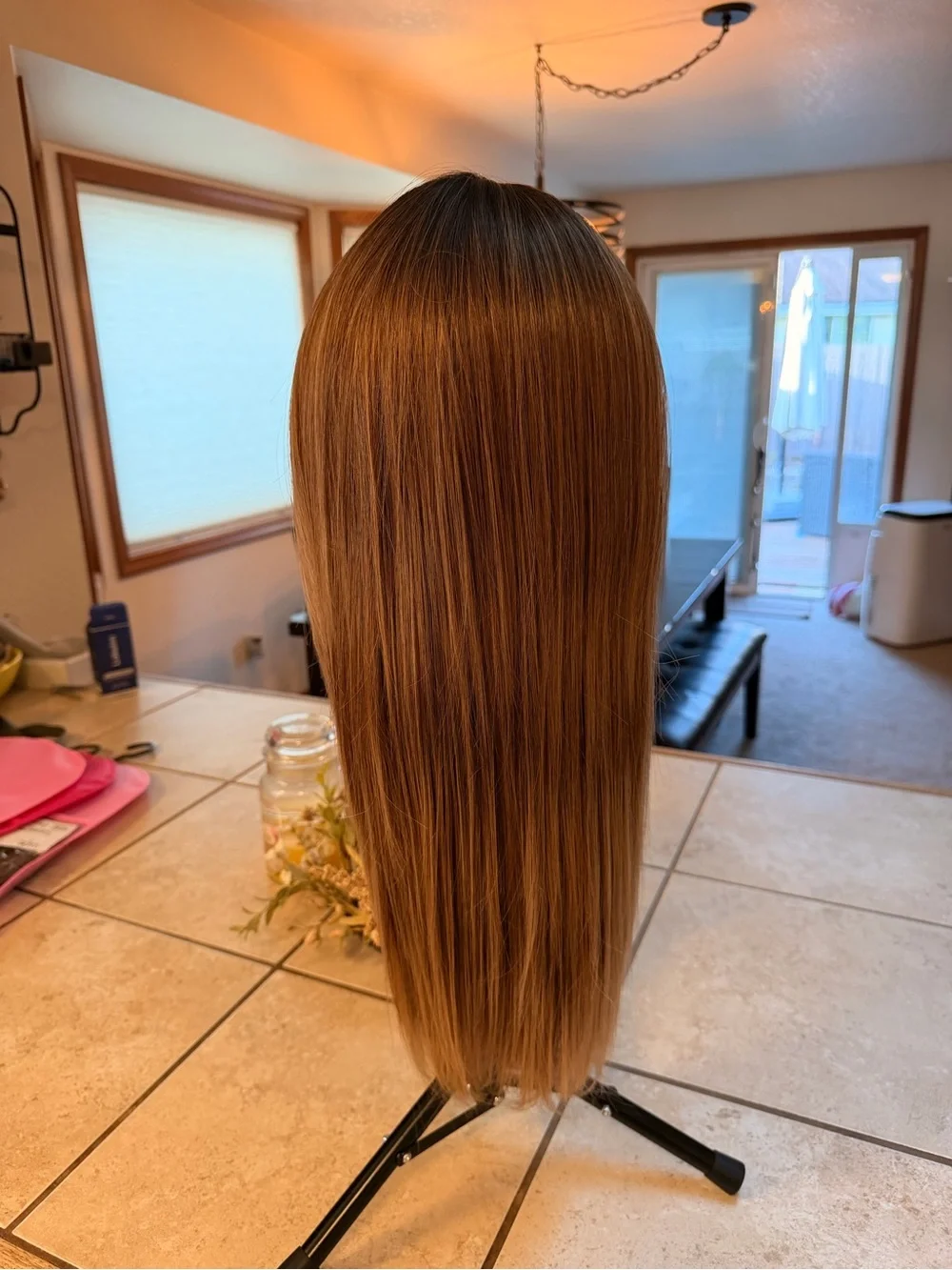 Beautiful long brown wig