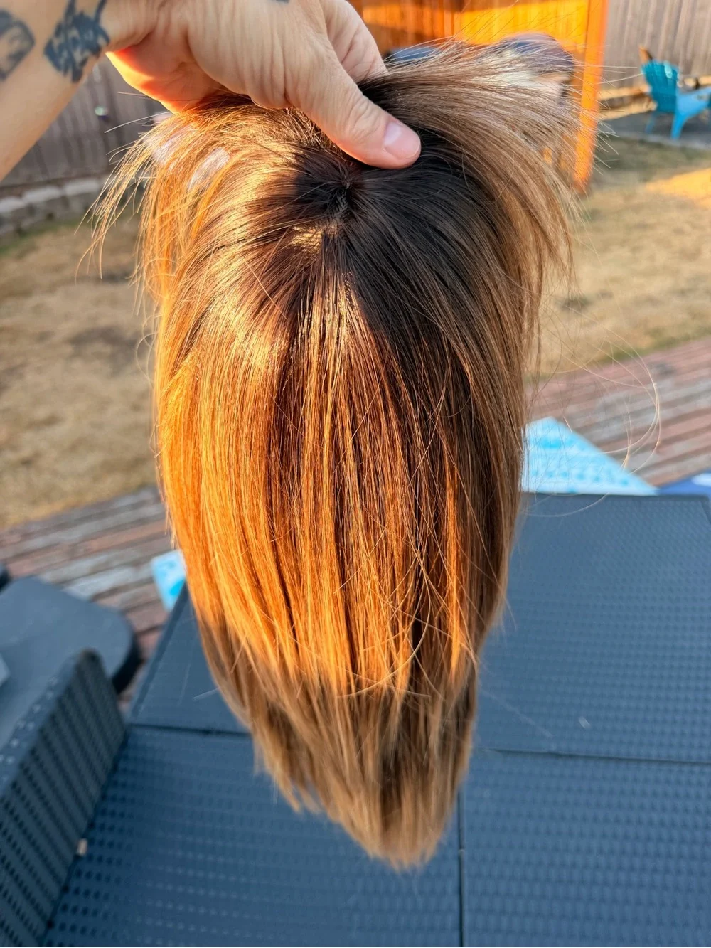 Beautiful long brown wig