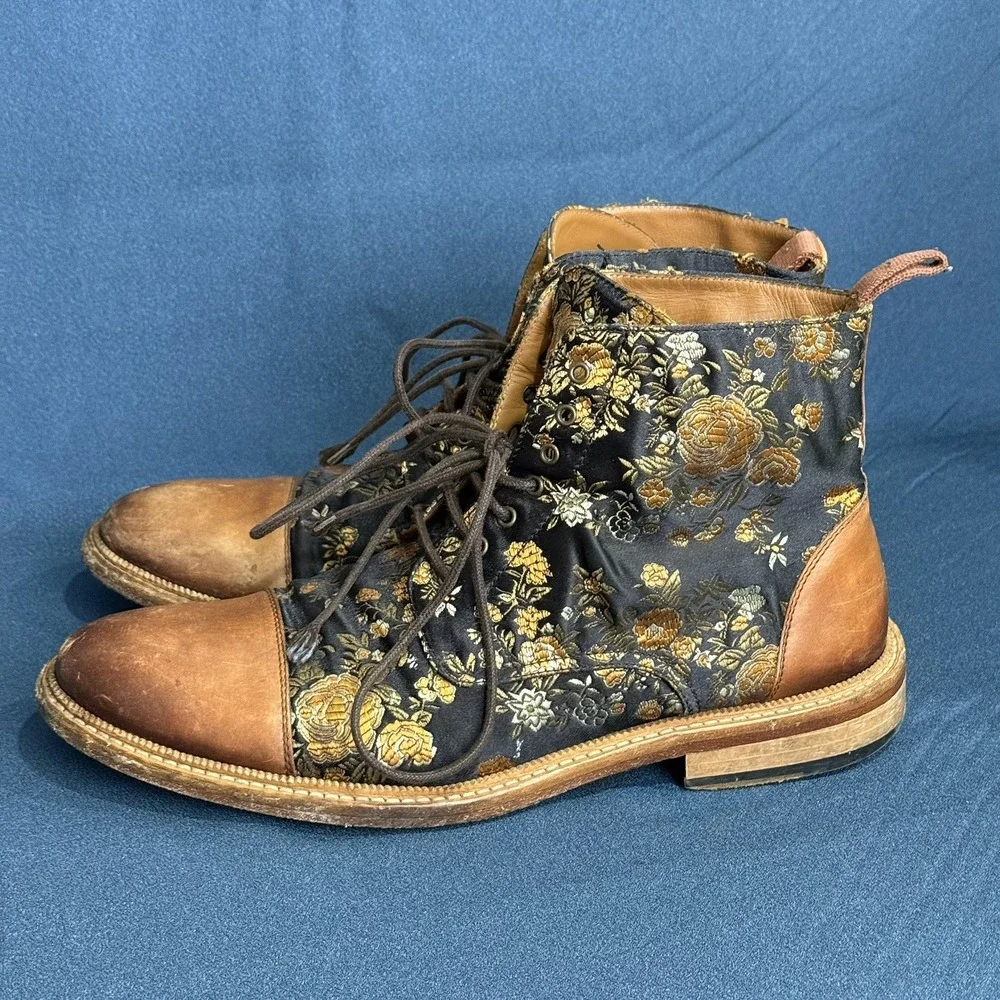Taft floral cap