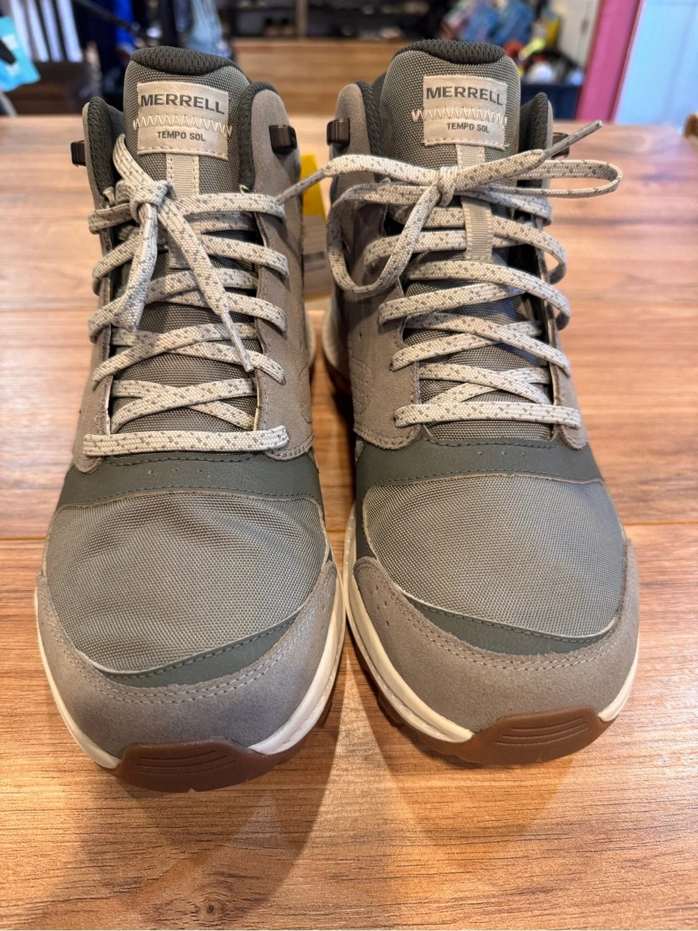 *New* Merrell Tempo Sol Hiking Sneakers US Sz 9 / Eur 43 (fits like 10) - Gray