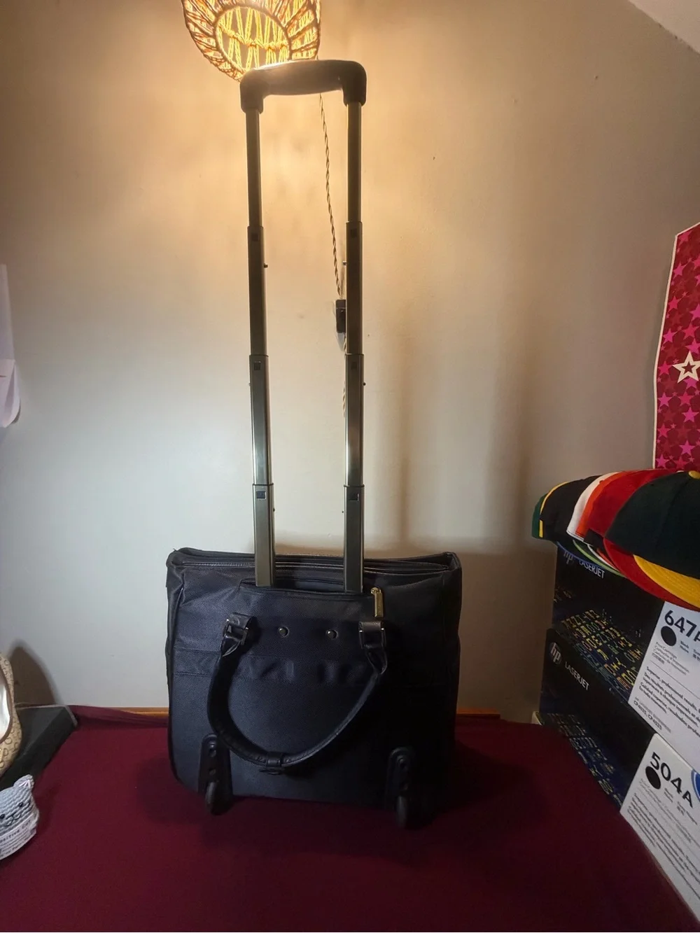 Kenneth Cole Reaction Black Men's Briefcase with Gold Accents